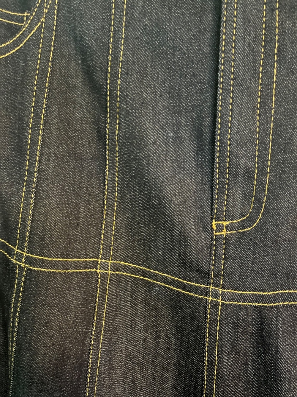 Cinq A Sept Dark Blue Denim Zip Front Midi Hester Skirt Sz. 6 - Picture 12 of 12